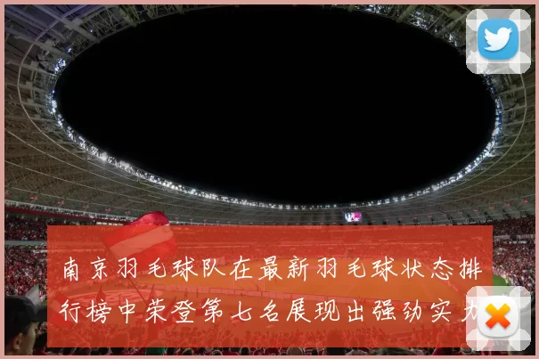 南京羽毛球队在最新羽毛球状态排行榜中荣登第七名展现出强劲实力与潜力